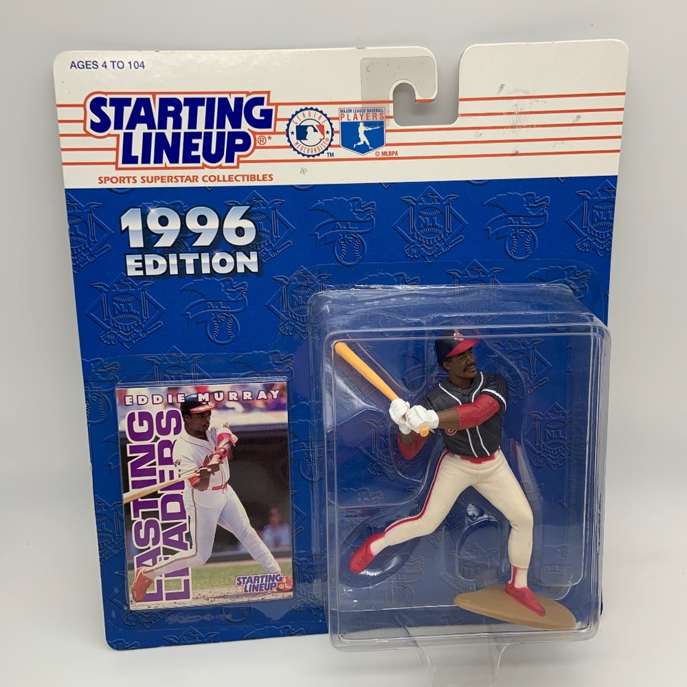 Vintage Starting Lineup 1996 MLB Cleveland Indians Eddie Murray Figurine